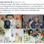 El Rufai absent as his son takes a second wife   x