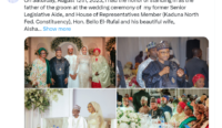 El Rufai absent as his son takes a second wife   x