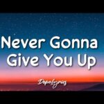 never gonna stop lyrics rick astley x