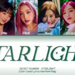 starlight lyrics secret number  x